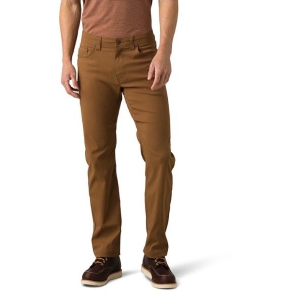 Prana Men's Brion Pants. Guc. 30x30. Slim fit. Caramel tan